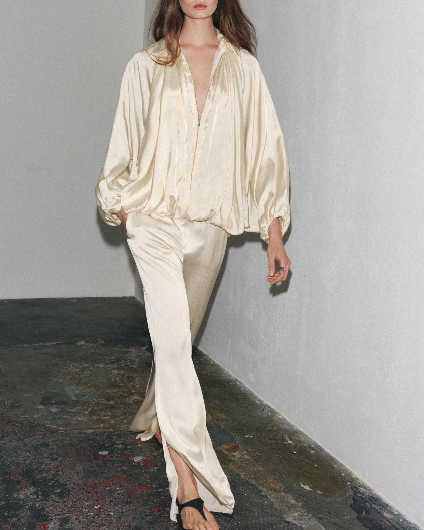 Aurelia Satin Bomber