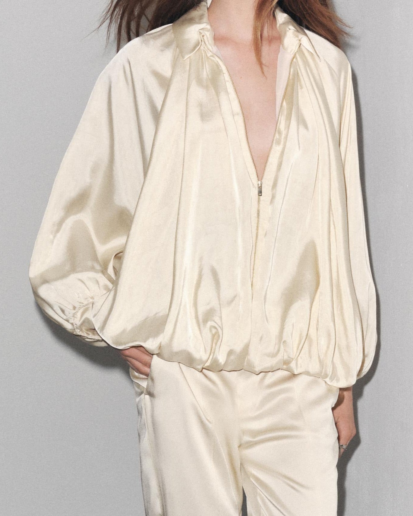 Aurelia Satin Bomber