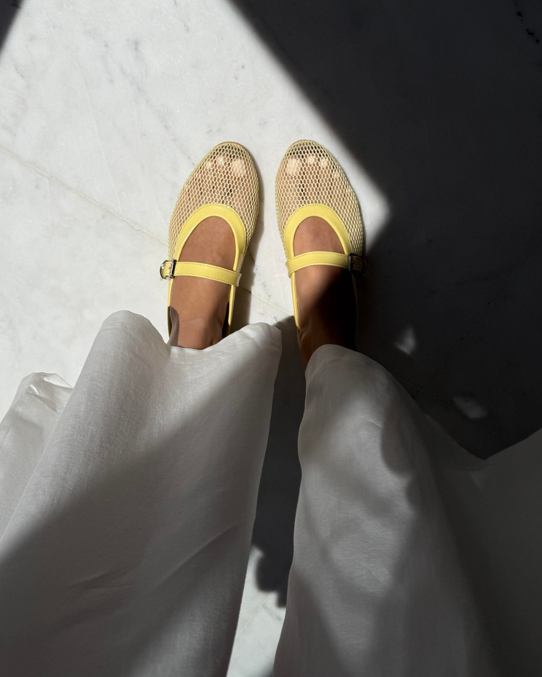 Delphine Mesh Ballet Flats