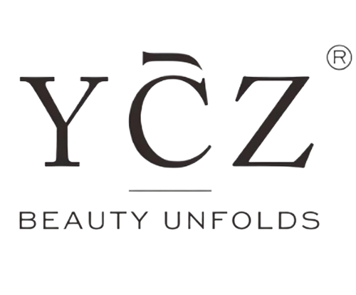 Logo of YçZ with 'Beauty Unfolds' text on a white background